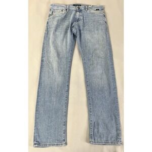 Mavi‎ Jake Jeans Mens Sz33x32 ( 35x32) Blue Slim Leg Fit Stretch